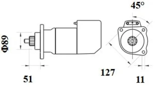 Démarreur MAHLE MS 536