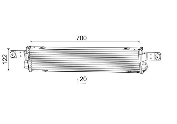Radiateur d'huile de boîte automatique MAHLE CLC 360 000P