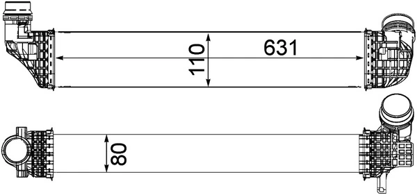 Intercooler, échangeur MAHLE CI 478 000P