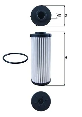 MAHLE HX139D — Фільтр АКПП