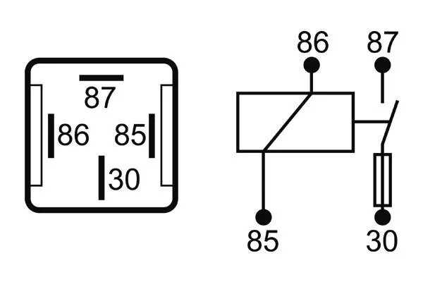 Relais, courant de travail MAHLE MR 51