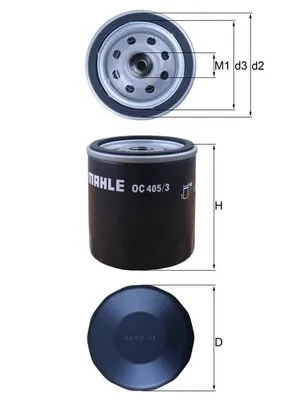 MAHLE OC405/3 — Фільтр масляний