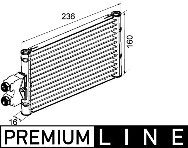 Radiateur d'huile de boîte automatique MAHLE CLC 74 000P