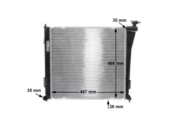 Radiateur, refroidissement du moteur MAHLE CR 848 000S