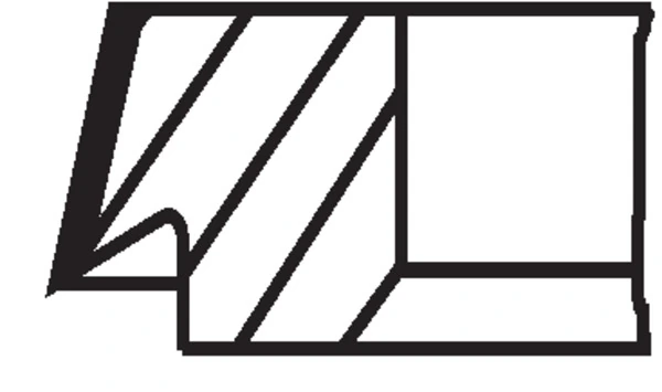 Jeu de segments de pistons MAHLE 009 96 N0