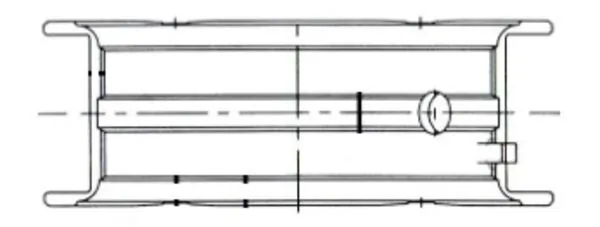 Coussinet de vilebrequin MAHLE 011 FL 21059 000