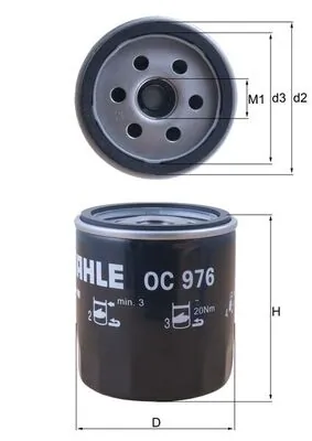 MAHLE OC976