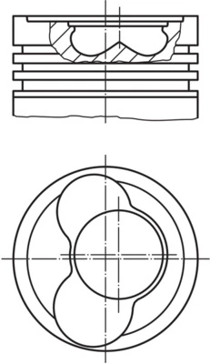 Piston MAHLE 030 66 12