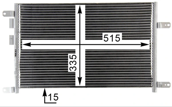 Condenseur, climatisation MAHLE AC 834 000P