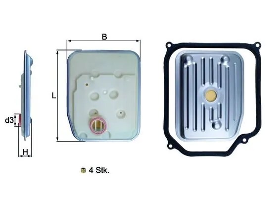 MAHLE HX147KIT1 — Фільтр АКПП