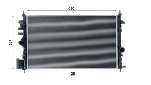 Radiateur, refroidissement du moteur MAHLE CR 2265 000S