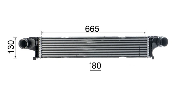 Intercooler, échangeur MAHLE CI 145 000P