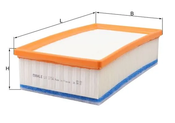 MAHLE LX3754 — Повітряний фільтр