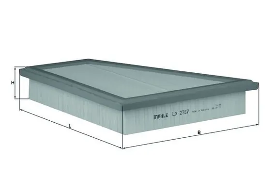 MAHLE LX2787 — Фільтр повітряний