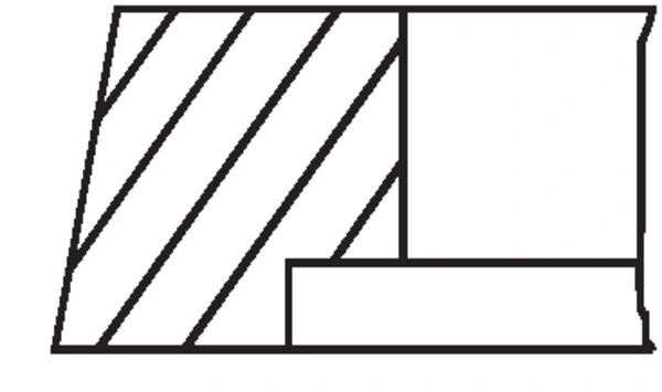 Jeu de segments de pistons MAHLE 009 13 V0