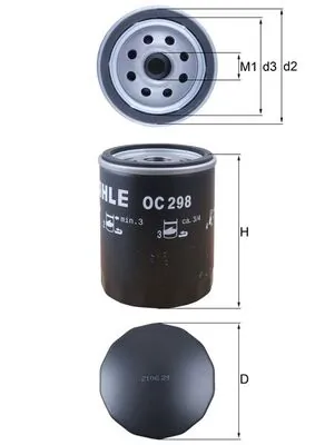 MAHLE OC298