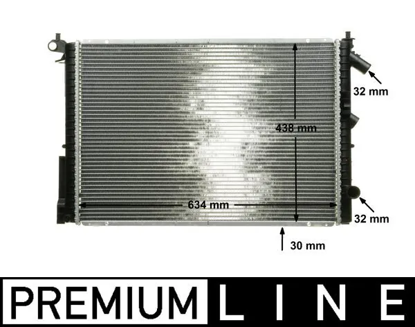 Radiateur, refroidissement du moteur MAHLE CR 312 000P