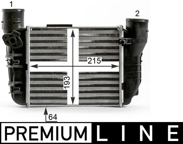 Intercooler, échangeur MAHLE CI 431 000P