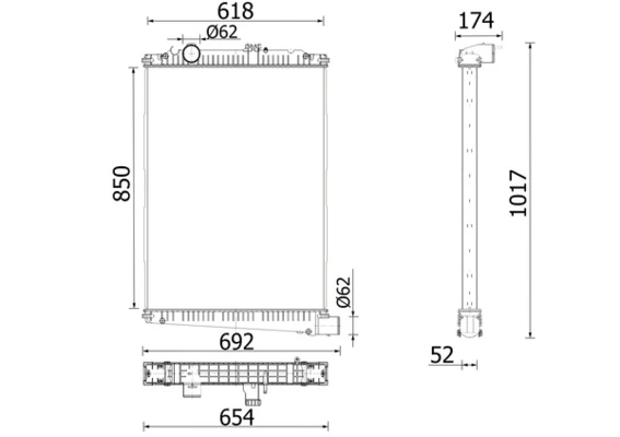 Radiateur, refroidissement du moteur