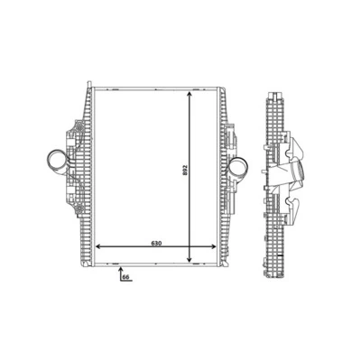 Intercooler, échangeur MAHLE CI 116 000P