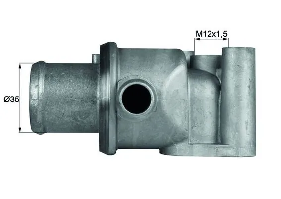 Thermostat, liquide de refroidissement MAHLE TI 77 87D