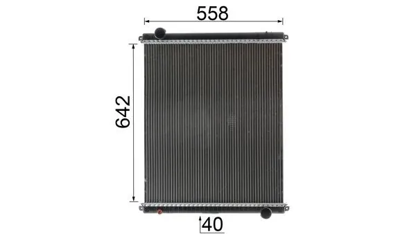 Radiateur, refroidissement du moteur MAHLE CR 380 000P