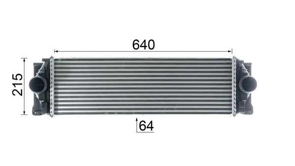 Intercooler, échangeur MAHLE CI 368 000P