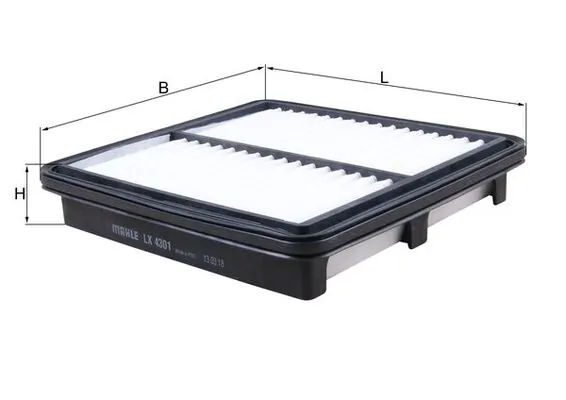 MAHLE LX4301 — Фільтр повітряний