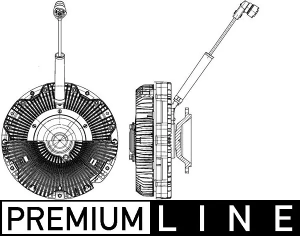 Embrayage, ventilateur de radiateur MAHLE CFC 172 000P