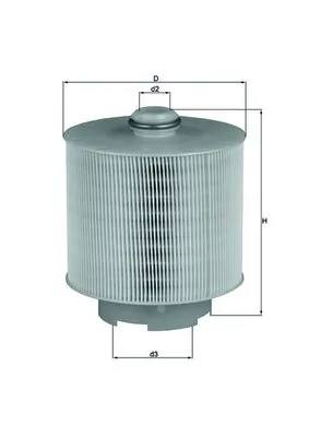 MAHLE LX1006/1D — Фільтр повітряний