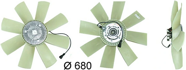 Ventilateur, refroidissement du moteur MAHLE CFF 439 000P