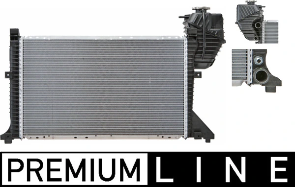 Radiateur, refroidissement du moteur MAHLE CR 711 000P