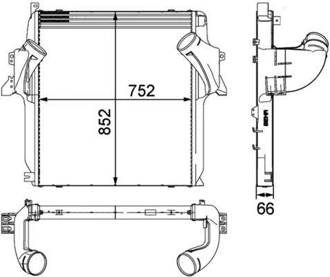 Intercooler, échangeur MAHLE CI 101 000P