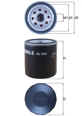 MAHLE OC1063 — Фільтр масляний