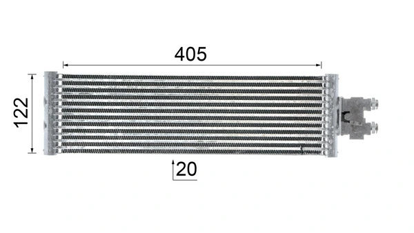 Radiateur d'huile de boîte automatique MAHLE CLC 64 000P