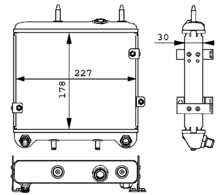 Radiateur d'huile MAHLE CLC 28 000P