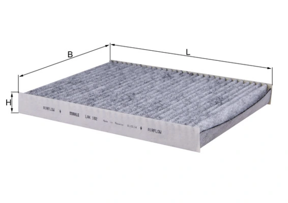 MAHLE LAK182 — Фільтр салону вугільний