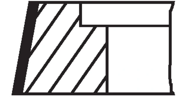 Jeu de segments de pistons MAHLE 009 34 N0