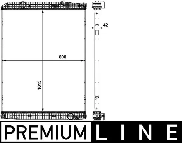 Radiateur, refroidissement du moteur MAHLE CR 862 000P