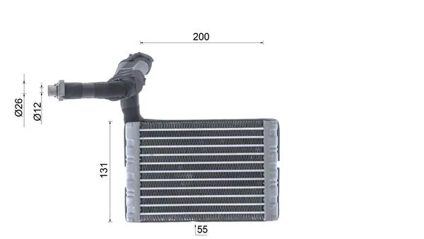 Évaporateur climatisation MAHLE AE 5 000P