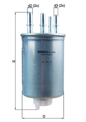 MAHLE KL1044 — Фільтр паливний