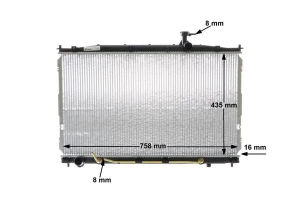 Radiateur, refroidissement du moteur MAHLE CR 1324 000S