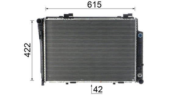 Radiateur, refroidissement du moteur MAHLE CR 248 000S