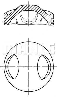 Piston MAHLE 503 08 00