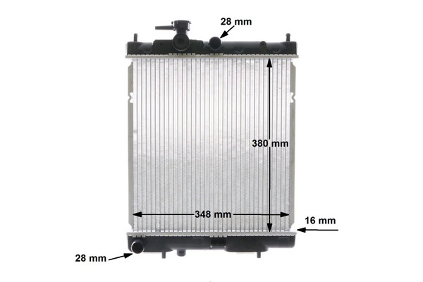 Radiateur, refroidissement du moteur MAHLE CR 844 000S
