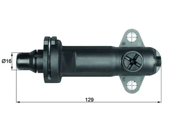 Thermostat, exhaust gas recirculation cooling