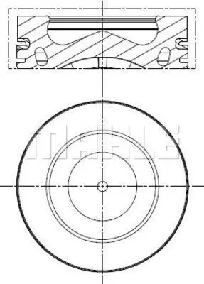 Piston MAHLE 028 PI 00121 000