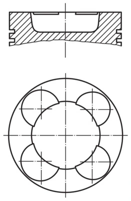 Piston MAHLE 003 54 12