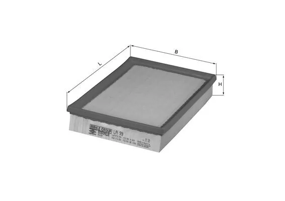 Filtre, air de l'habitacle MAHLE LA 99
