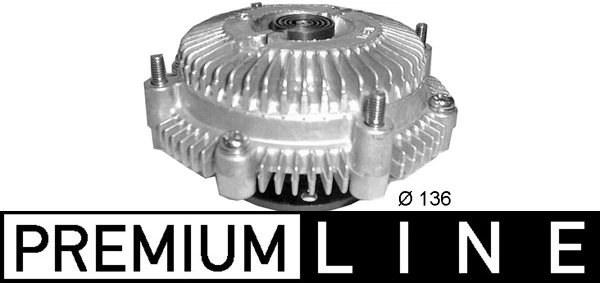 Embrayage, ventilateur de radiateur MAHLE CFC 163 000P